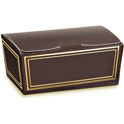 Scatola Ballottin per Praline Spot Marrone (10 Pezzi) 2