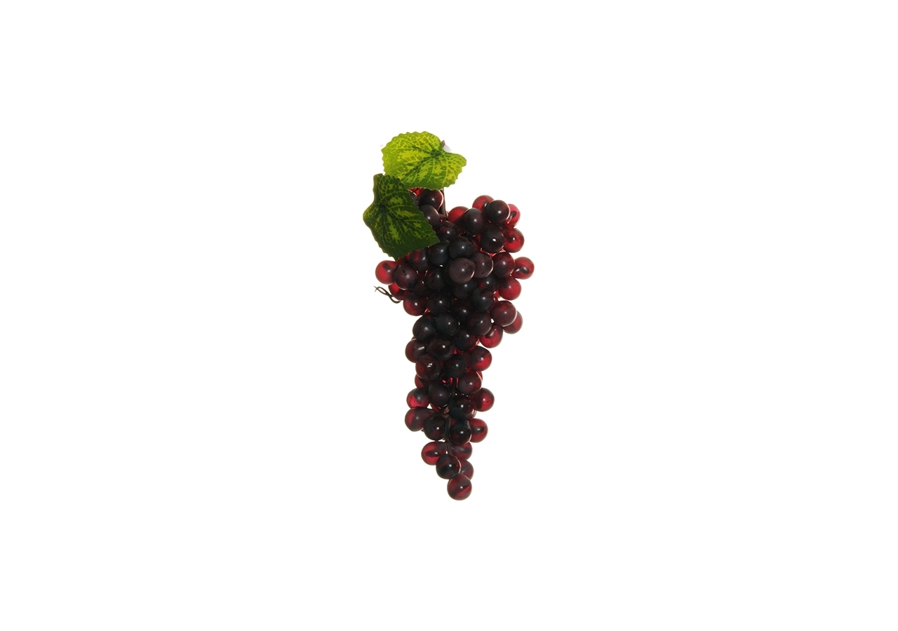 Grappolo d'uva rosso 15 cm