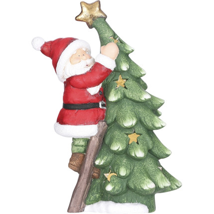Babbo natale con albero