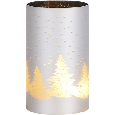 Vasetto hurricane luminoso argento