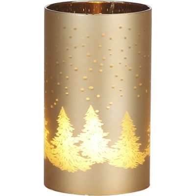 Vasetto hurricane luminoso oro