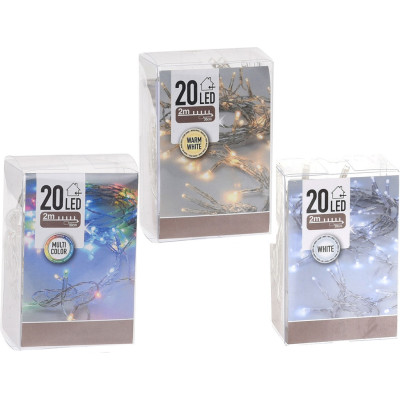 FILO 20 LUCI LED A BATTERIA