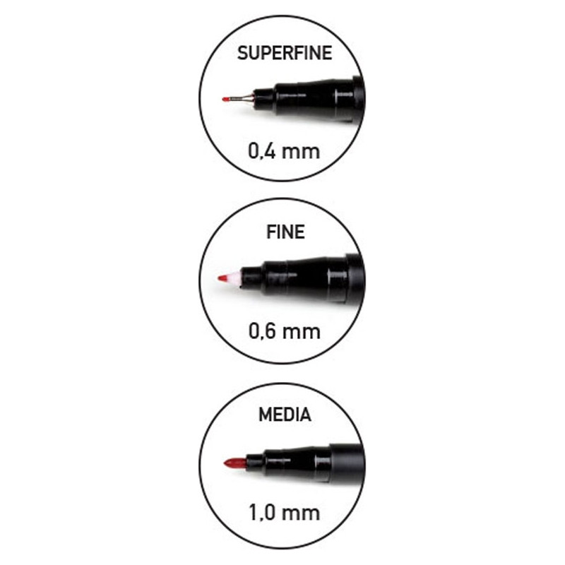 Marcatore a penna nero