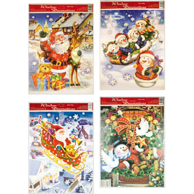Vetrofanie Natale Festoso