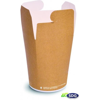 Food cup in cartoncino compostabile per cibo d'asporto E DELIVERY - INGROSSO ONLINE B2B