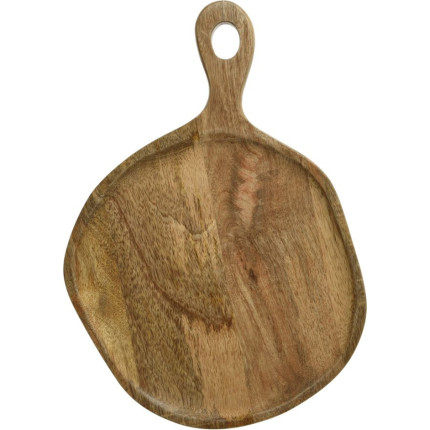 Vassoio tondo in legno di mango