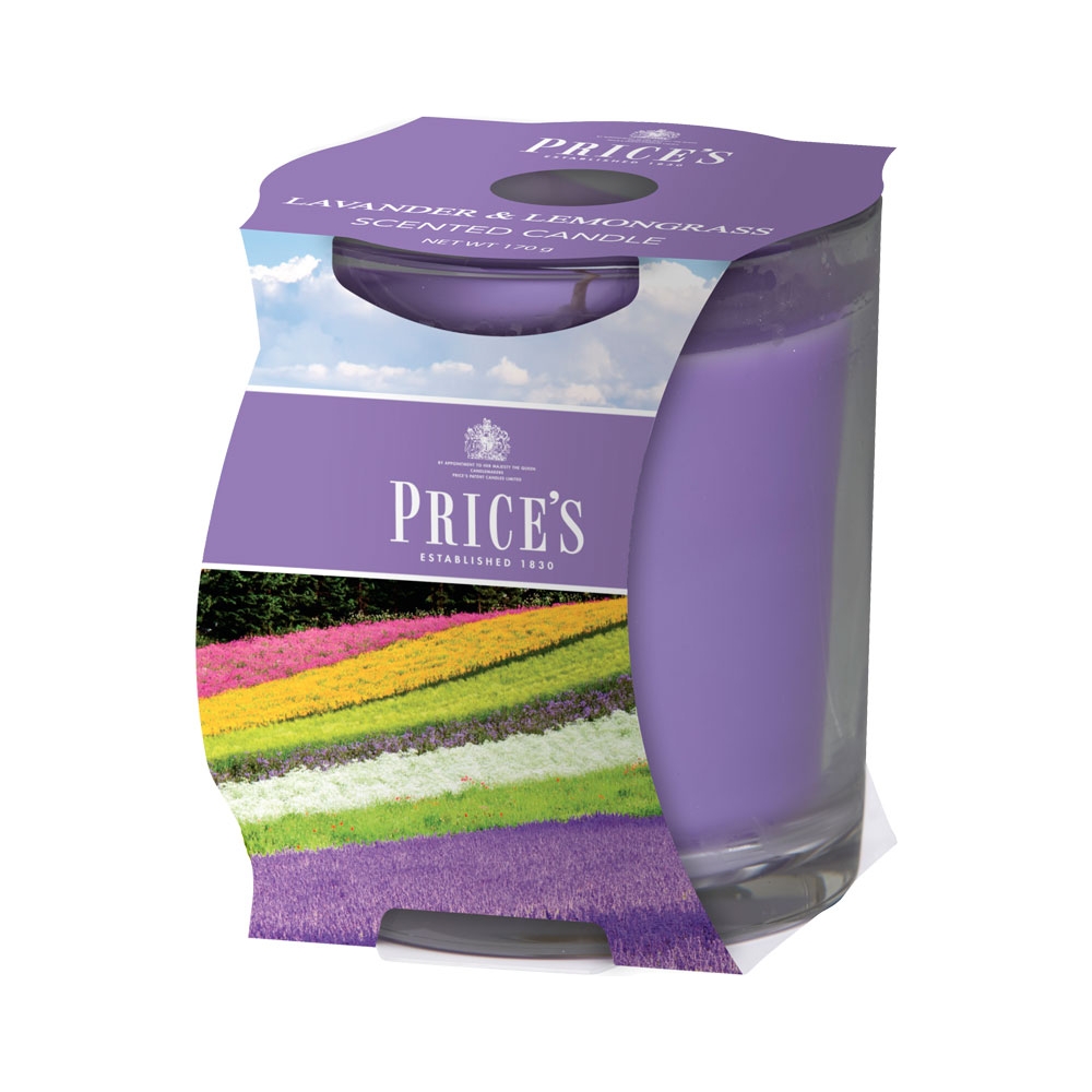 Candela Profumata in Vetro Diverse Colorazioni | Vendita Ingrosso