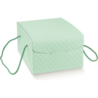 Scatola segreto per colomba da 1kg matelasse' verdino