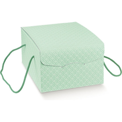 Scatola segreto per colomba da 1kg matelasse' verdino