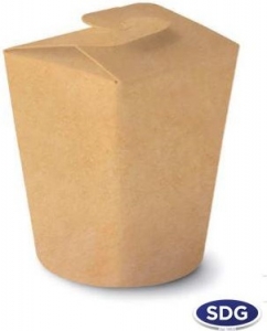food cup per cibo d'asporto e take away in cartoncino in fibra vergine con alette richiudibili vendita online all'ingrosso
