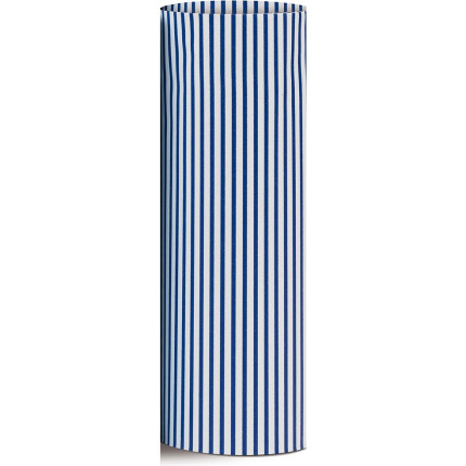 carta da regalo eco con righe blu in confezione da 25 fogli