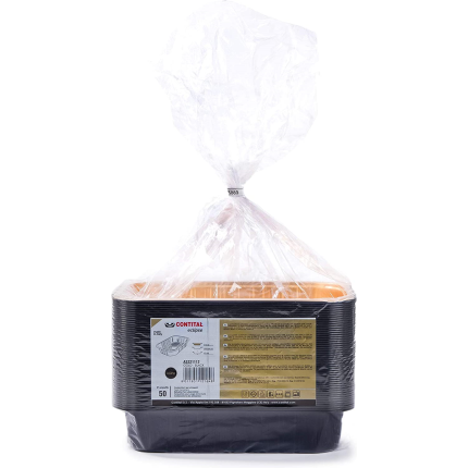 Vaschette in Alluminio Laccato Nero Oro - Incartare Ingrosso Online b2b per delivery e take away Vaschette in Alluminio Laccato Nero Oro - Incartare Ingrosso Online b2b per delivery e take away