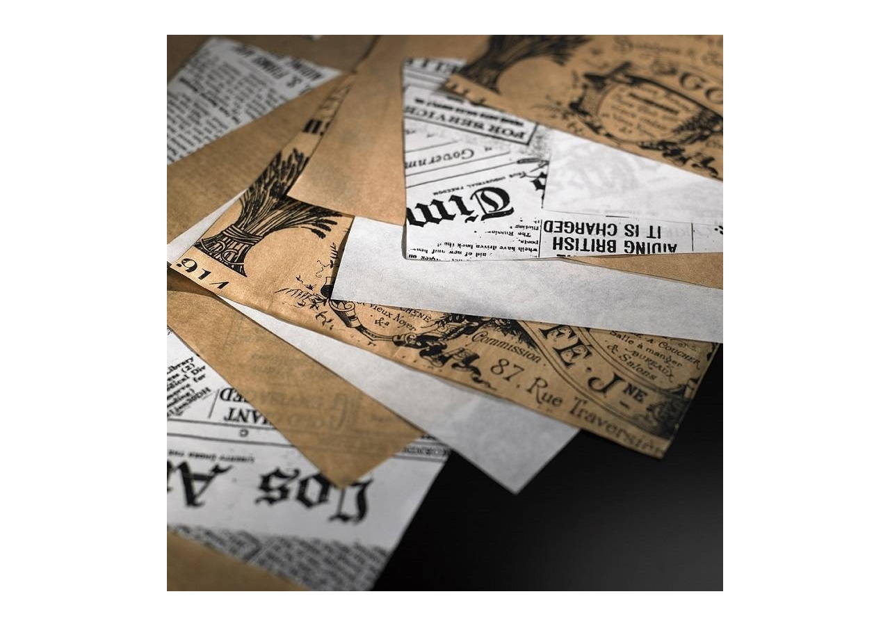 CARTA FRITTI ANTIGRASSO Giornale 20x35 Cm Le Cartine 500 Pz | Fogli - Foto 6