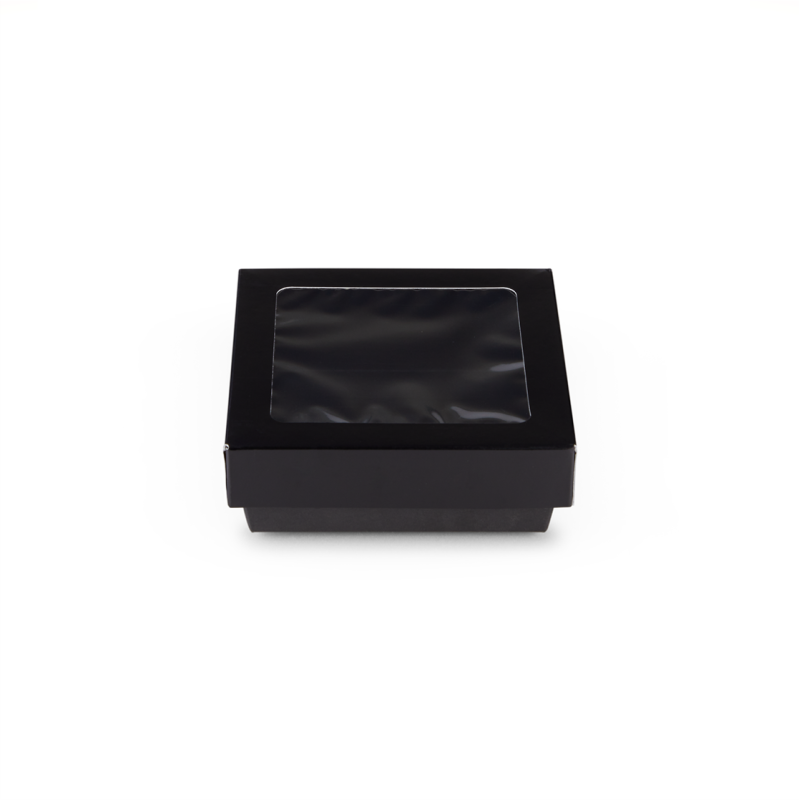 Scatole per dolci e sushi cartone nero microonde e forno per Delivery e Take Away - Ingrosso online partita iva - 115