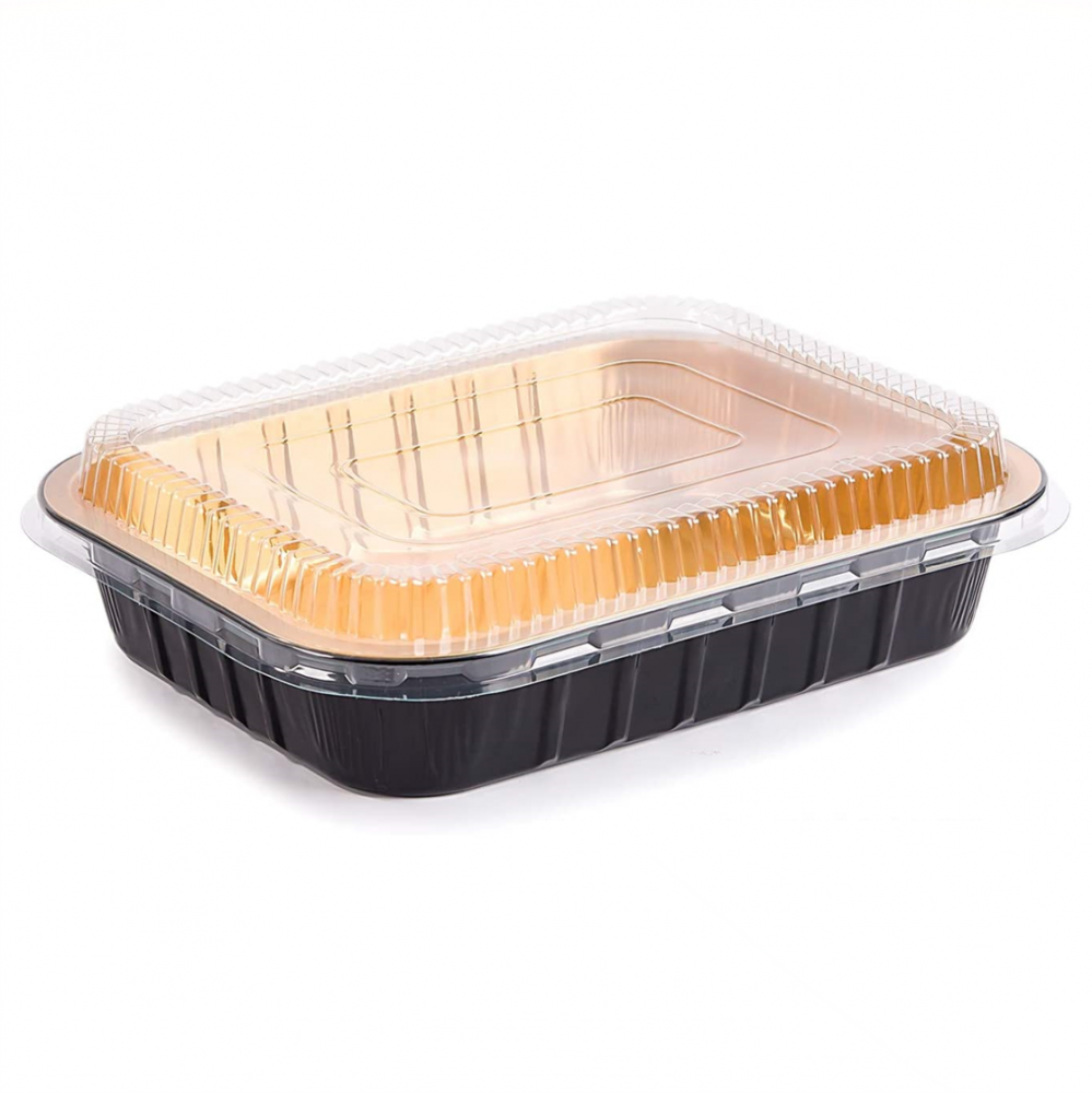 coperchio e contenitore in alluminio per cibi trasportabili delivery - incartare online b2b