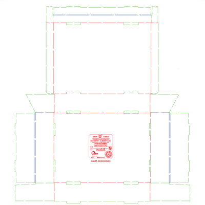 Scatola Porta Paste in 3 Carte di Cellulosa RETTANGOLARE E quadrata - VENDITA ONLINE all'ingrossoo 2
