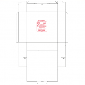 Scatola Porta Torta in 3 Carte di Cellulosa QUADRATA Scatola Porta Torta in 3 Carte di Cellulosa QUADRATA