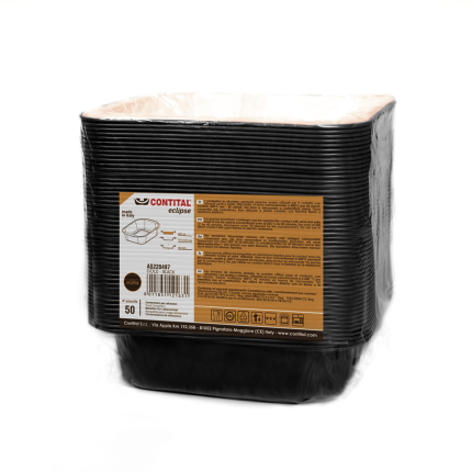 Vaschette in Alluminio Laccato Nero Oro - Incartare Ingrosso Online b2b 157X124 Vaschette in Alluminio Laccato Nero Oro - Incartare Ingrosso Online b2b 157X124