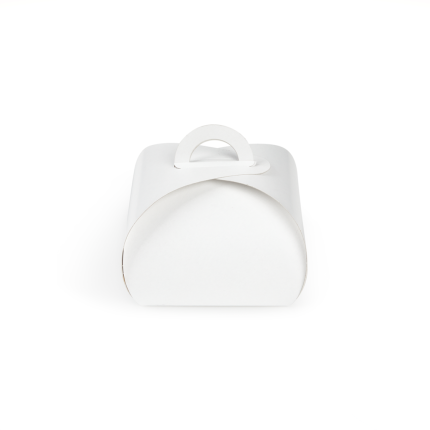 Scatola Bianca per Dolci Monoporzione con Manico (25 pezzi) Vendita all'ingrosso b2b online - singola Scatola Bianca per Dolci Monoporzione con Manico (25 pezzi) Vendita all'ingrosso b2b online - singola