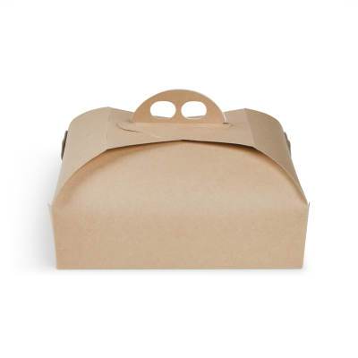 Scatola Quadrata Classica per Torta con Manico Avana - ingrosso online b2b - gruppo 2