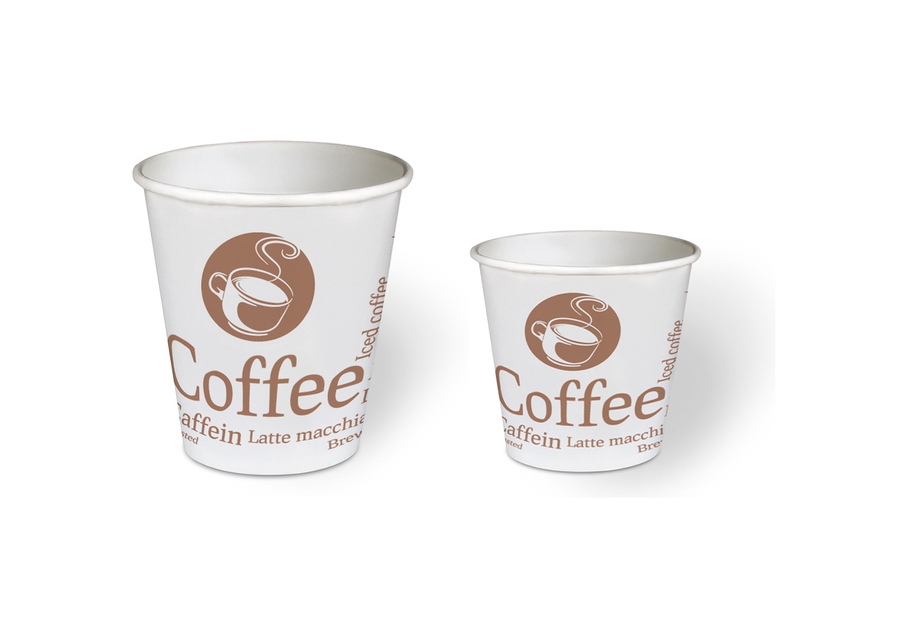 Bicchieri Paper in Cartoncino Fantasia Coffee (50 pezzi) - Vendita online all'ingrosso b2b