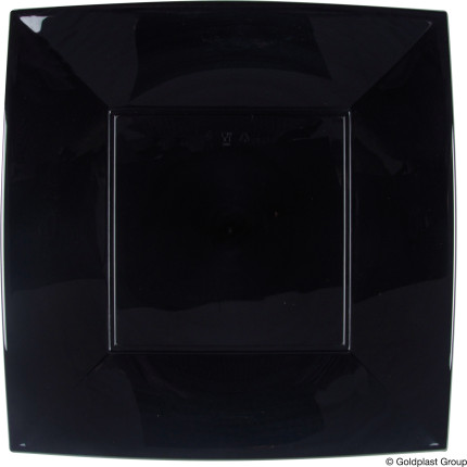 Piatti in Plastica Grandi Nice (12 pezzi) | Vendita online all'ingrosso b2b - nero Piatti in Plastica Grandi Nice (12 pezzi) | Vendita online all'ingrosso b2b - nero