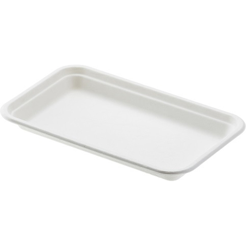 Vassoio Rettangolare in Polpa (50 Pezzi) - vendita online all'ingrosso b2b - q2067