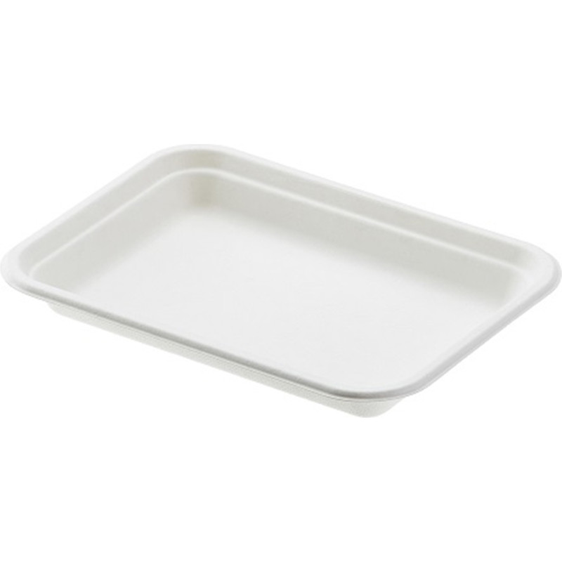 Vassoio Rettangolare in Polpa (50 Pezzi) - vendita online all'ingrosso b2b - q2068