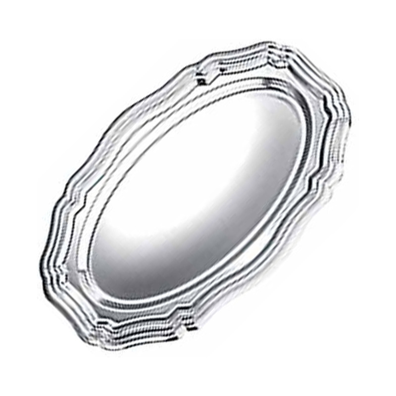 Vassoio Ovale argentato Riutilizzabile - Vendita online all'ingrosso b2b