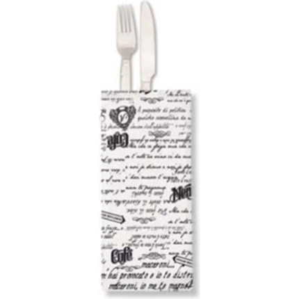 Buste Portaposate con Tovagliolo Vintage (125 pezzi) - vendita online all'ingrosso - con posate Buste Portaposate con Tovagliolo Vintage (125 pezzi) - vendita online all'ingrosso - con posate