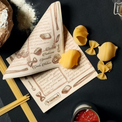 Tovaglioli Professionali in Carta Eco Natural Pasta (40 pezzi) - vendita online all'ingrosso - ambientata