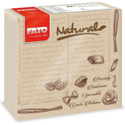 Tovaglioli Professionali in Carta Eco Natural Pasta (40 pezzi) - vendita online all'ingrosso - pack