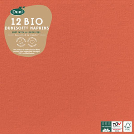 Tovaglioli Colorati Dunisoft Professionali (60 pezzi) - Vendita online all'ingrosso b2b - mandarino pack