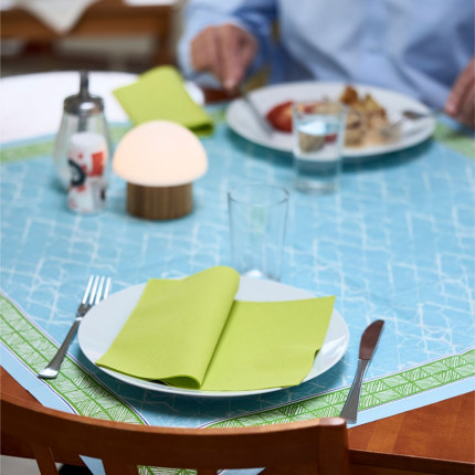 Tovaglioli Colorati Dunisoft Professionali (60 pezzi) - Vendita online all'ingrosso b2b - kiwi ambientata