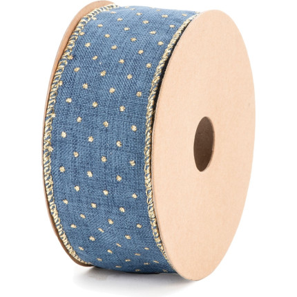 Nastro in tessuto con stampa pois Otello, disponibile in diversi colori, in due altezze Nastro in tessuto con stampa pois Otello, disponibile in diversi colori, in due altezze