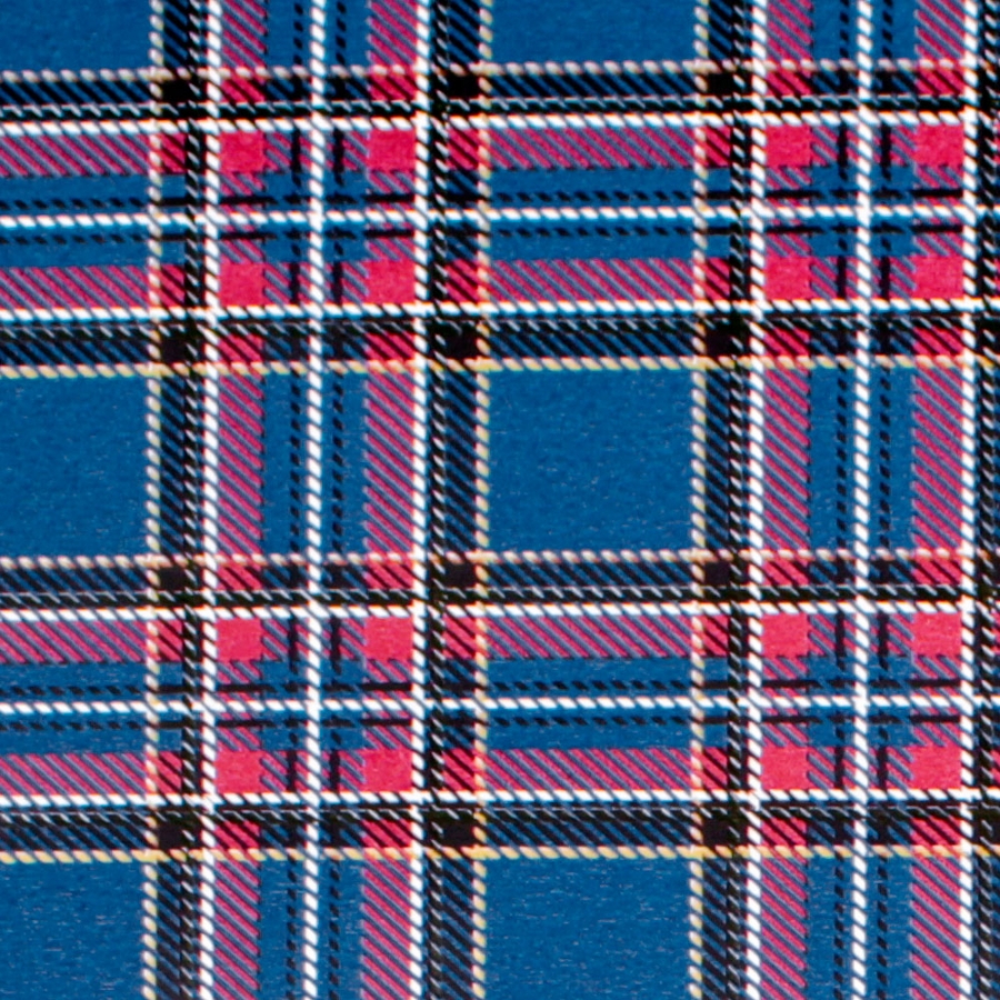 Carta da regalo scozzese blu in confezione da 25 fogli- Vendita all'ingrosso e online