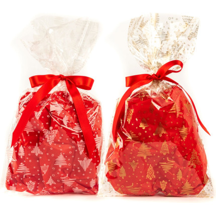Buste da regalo light alberelli, in confezione da 50 pezzi. vendita all'ingrosso e online