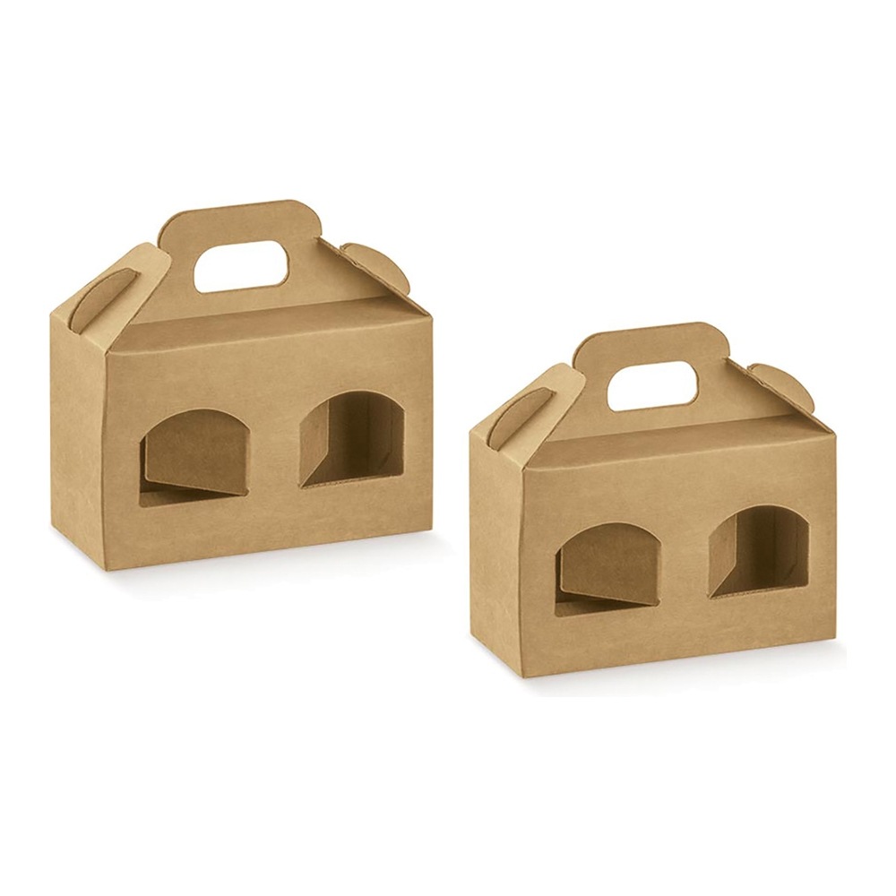 Scatola porta vasetti con due finestre - GRUPPO