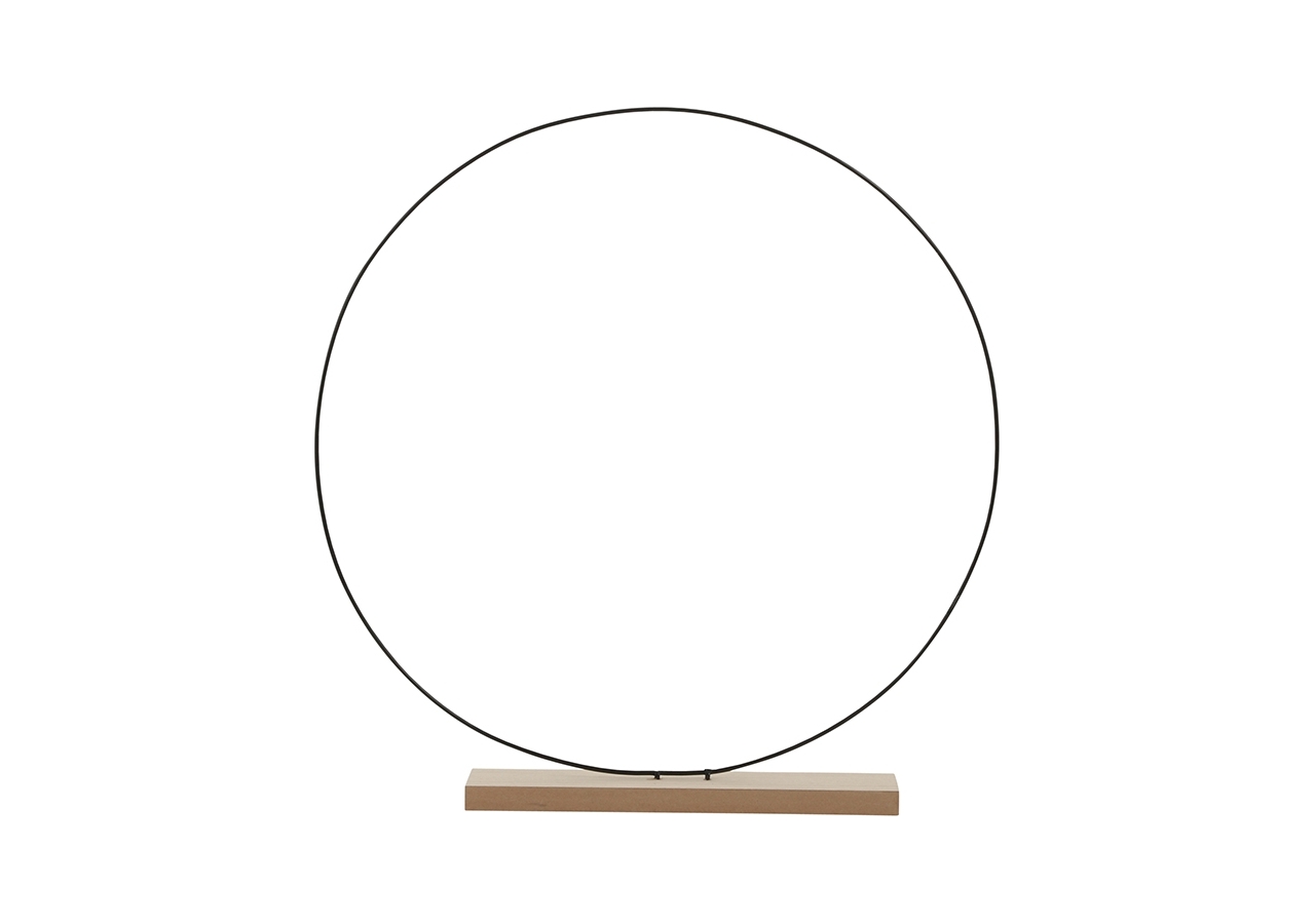 Cerchio decorativo 40cm con base di appoggio