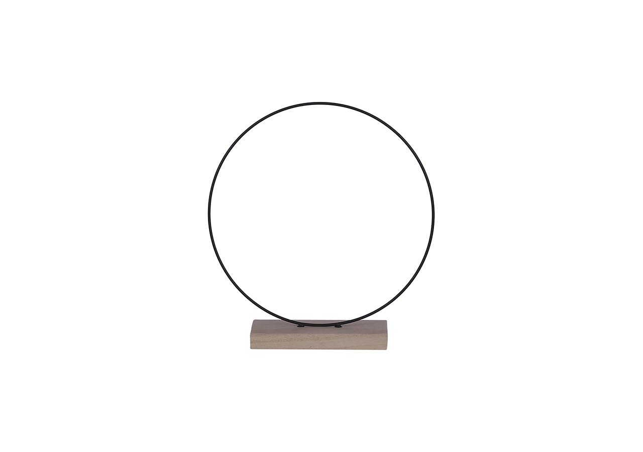 Cerchio decorativo 30cm con base