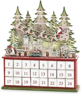 Calendario villaggio con led