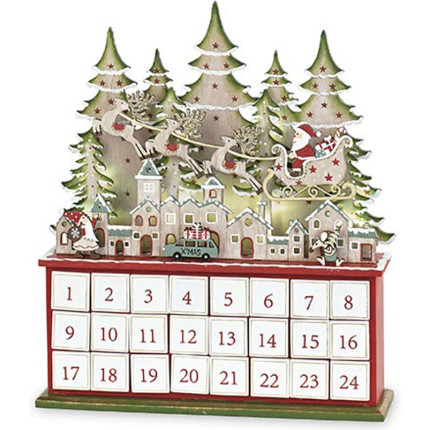 Calendario villaggio con led