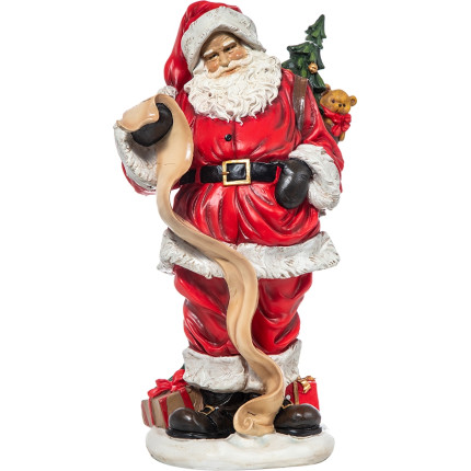 CANNXI Decorazione per la casa, statuette di Babbo Natale con regali, piccola scultura in resina per interni ed esterni, decorazioni natalizie per la casa