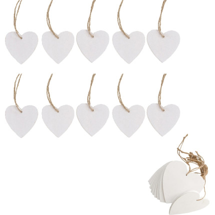 Cuori da appendere (10 pezzi)