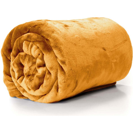 Coperta in velluto oro