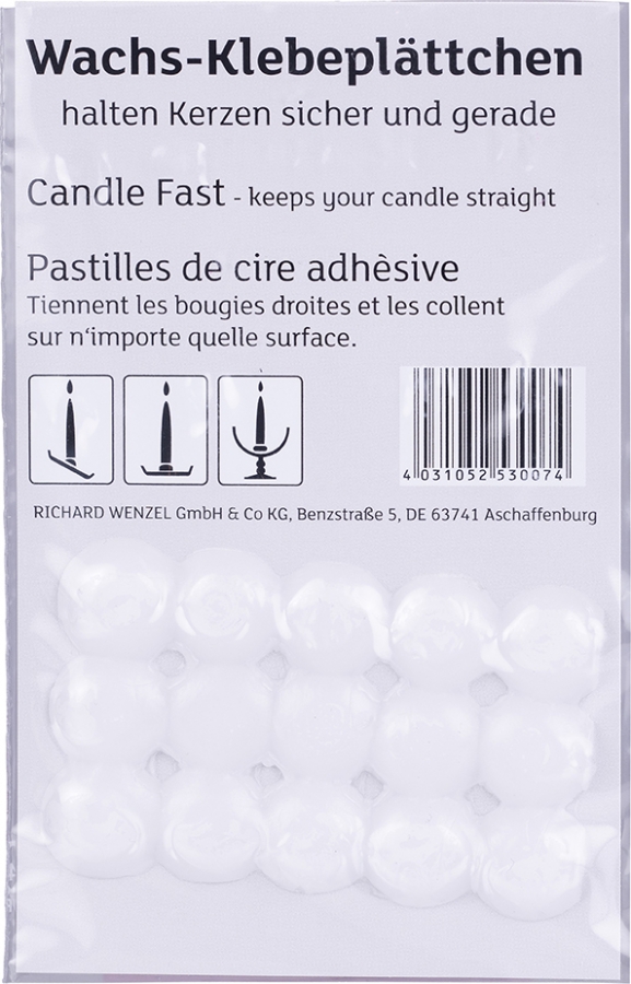 Adesivi di cera per candele (15 pezzi)