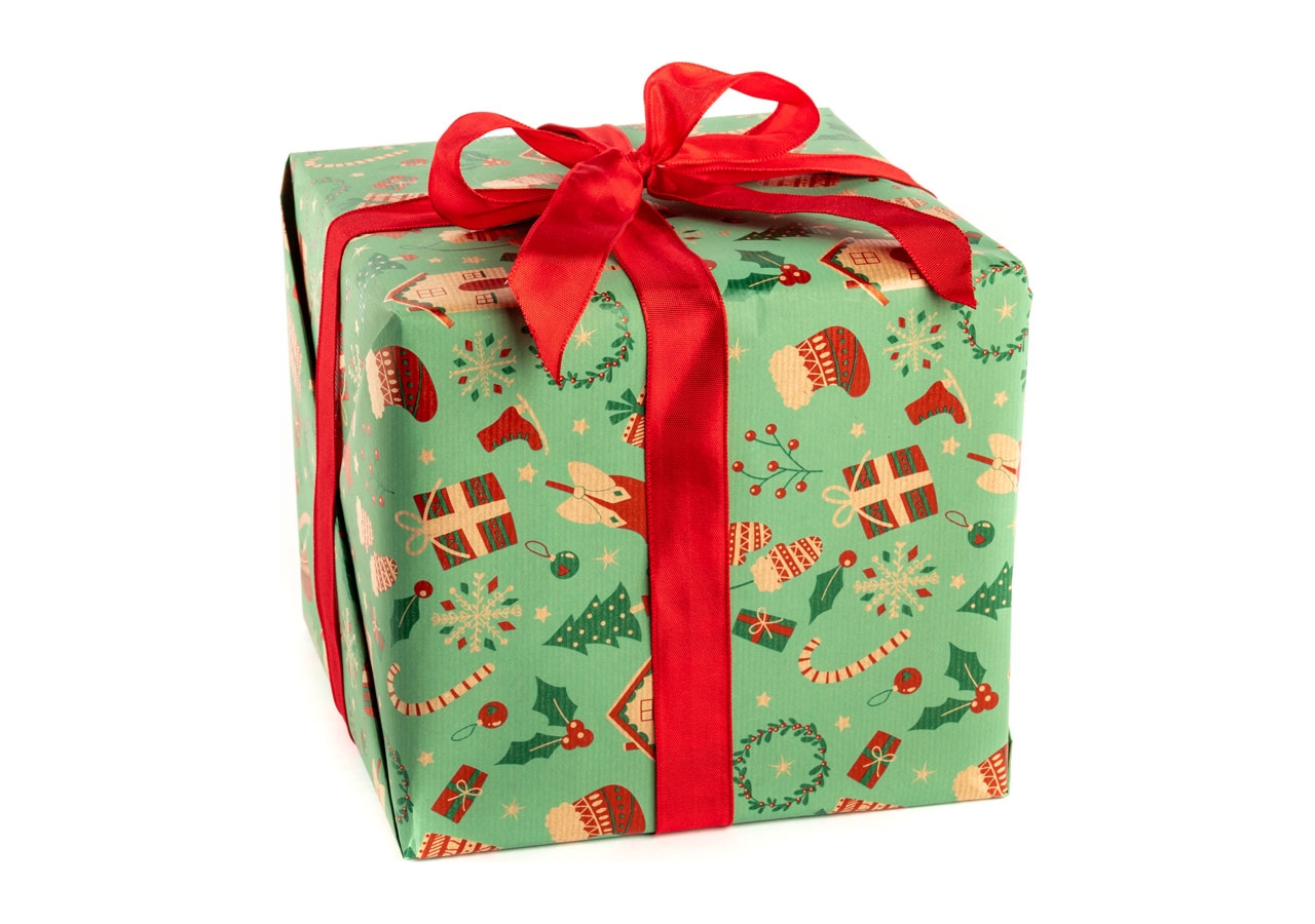 Carta da regalo natura con soggetti natalizi, confezione da 25 fogli. vendita all'ingrosso e online