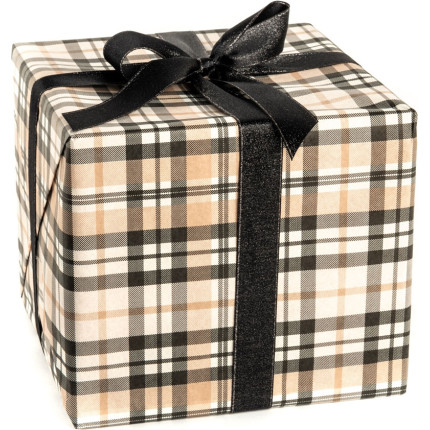 Carta velina da regalo fantasia plaid in confezione da 25 fogli