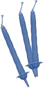 Candeline azzurre in confezione da 12 pezzi