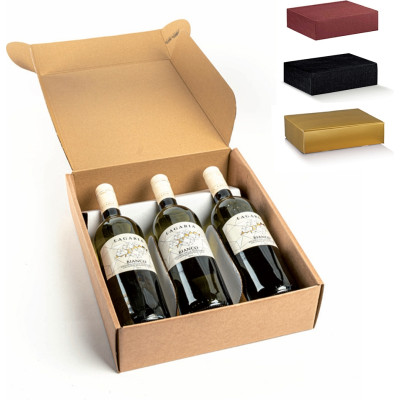 Scatole cantinetta per 3 bottiglie - Vendita online all'ingrosso b2b